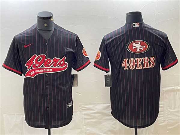 Mens San Francisco 49ers Black Team Big Logo With Patch Cool Base Stitched Baseball Jerseys,We sell and wholesale Mens San Francisco 49ers Black Team Big Logo With Patch Cool Base Stitched Baseball Jerseys on line form chian!